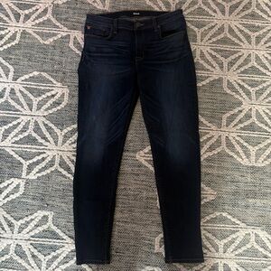 Hudson skinny ankle jeans vintage 2010s dark wash 31